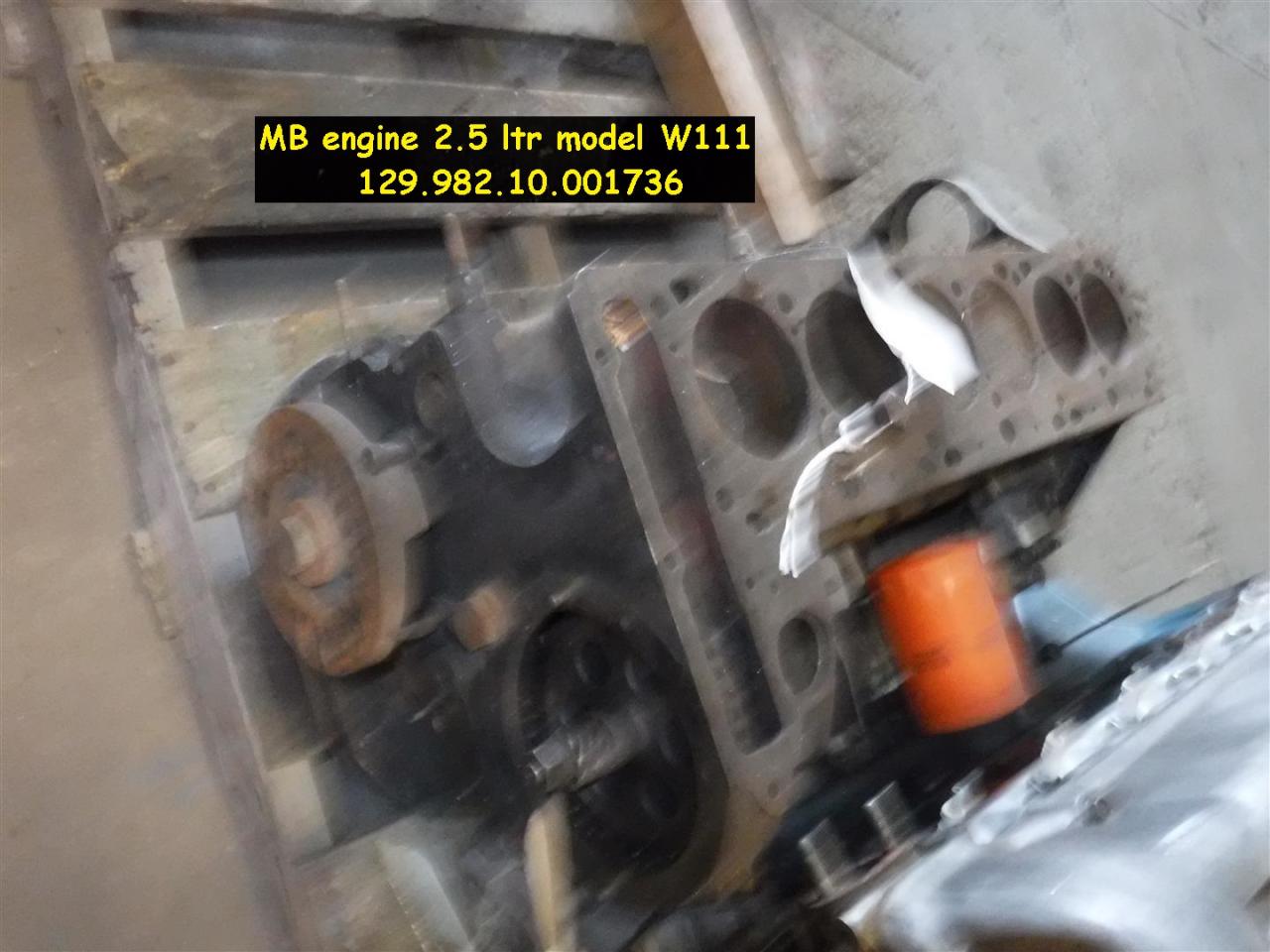 1900 Mercedes parts 250MB W111 engine 001736