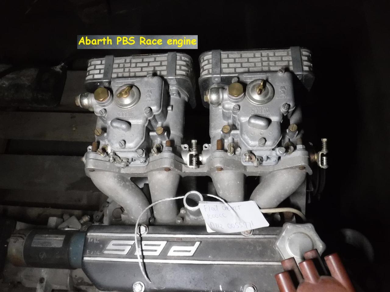 1900 Abarth engine PBS race