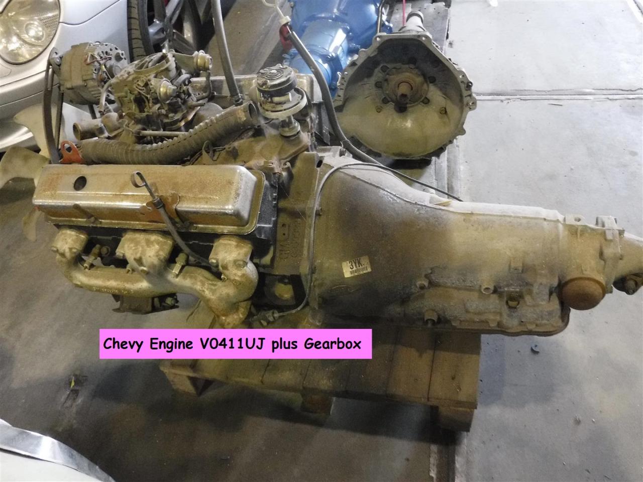 1969 Chevrolet parts Engine 307 CU  plus gearbox