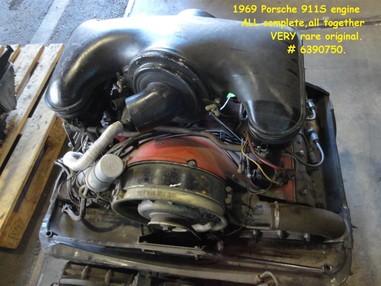 1968 Porsche parts engine 911S &#039;&#039;68 - 6390750