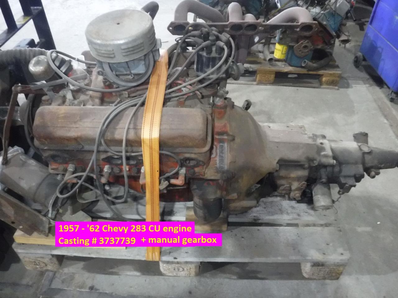 1957 Chevrolet parts engine 283 CU