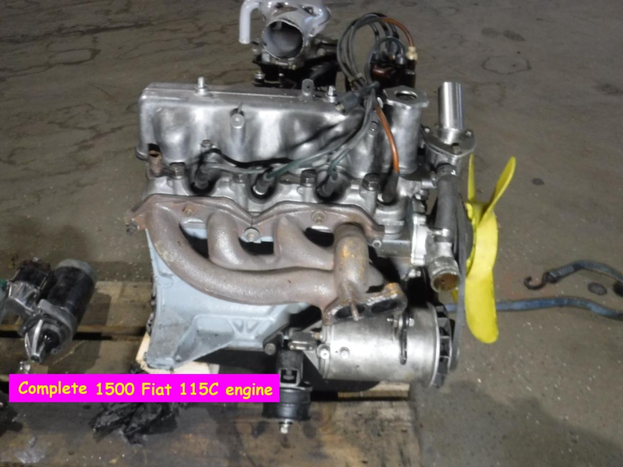 1900 Fiat parts Fiat engine 115C 000