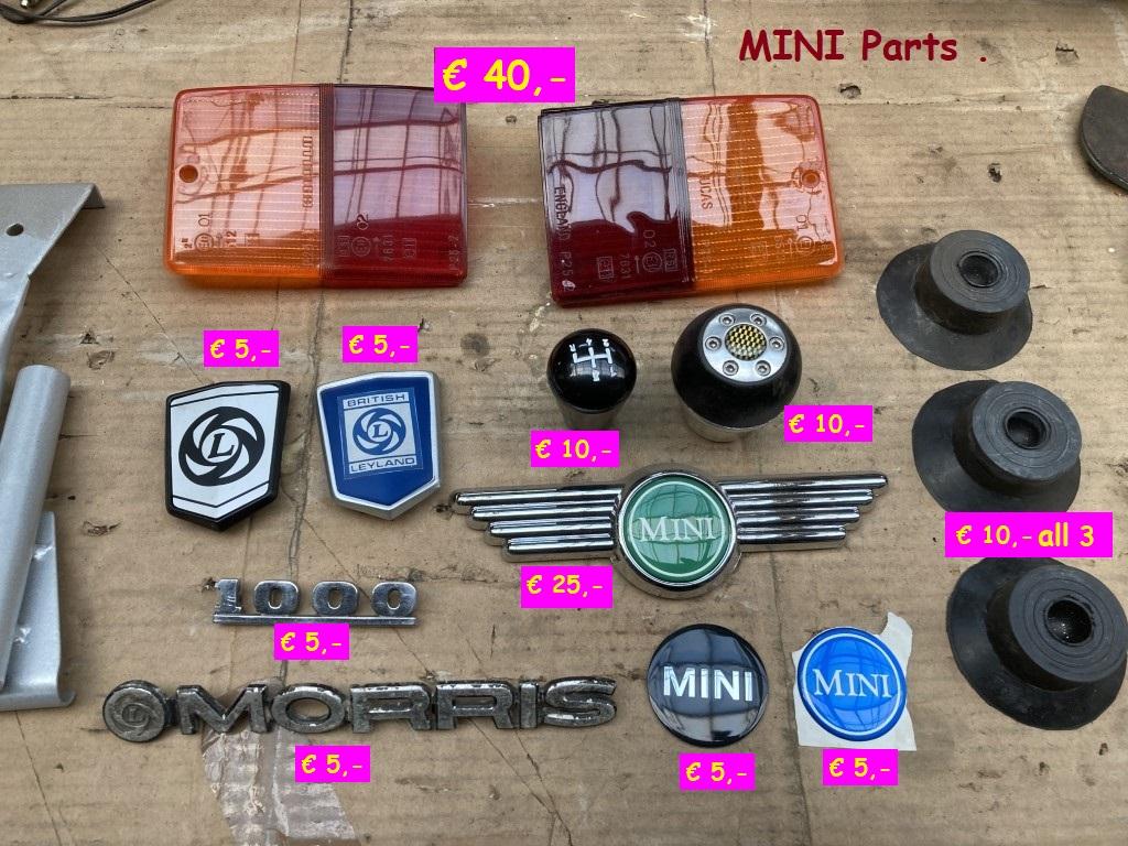 1900 Mini parts Mini engine