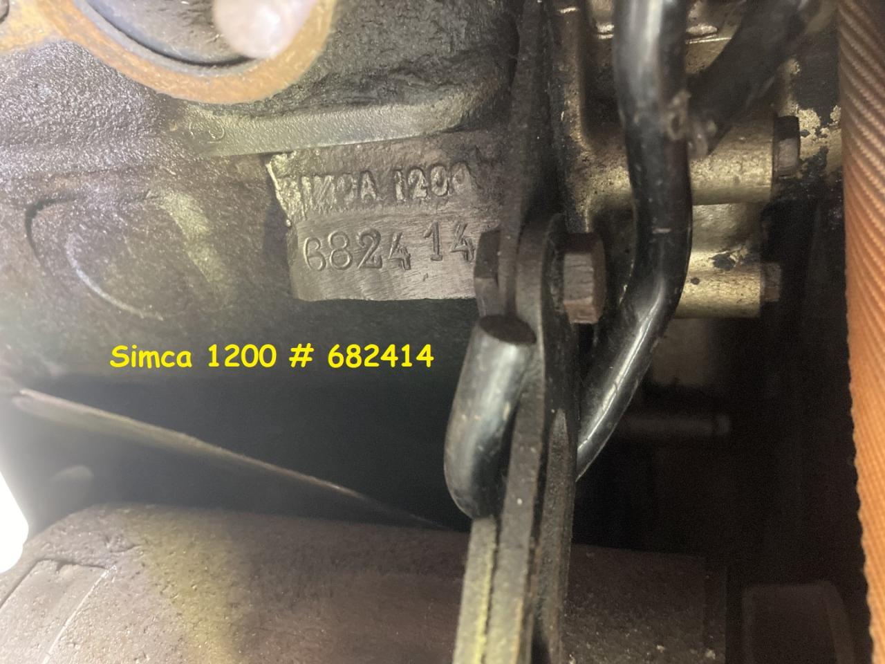 1900 Simca onderdelen - engine