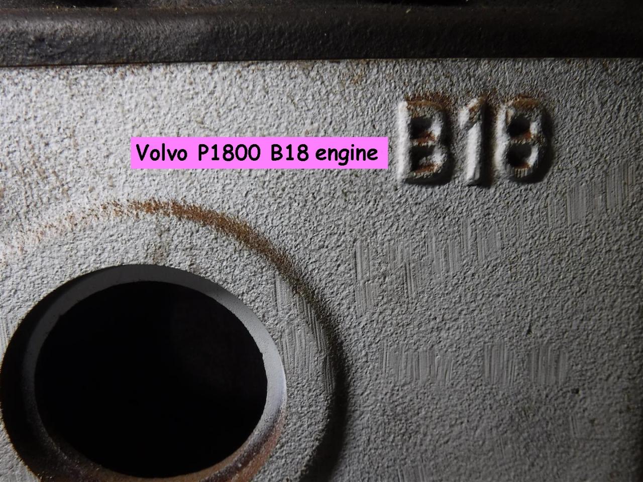 1900 Volvo parts B18 engine