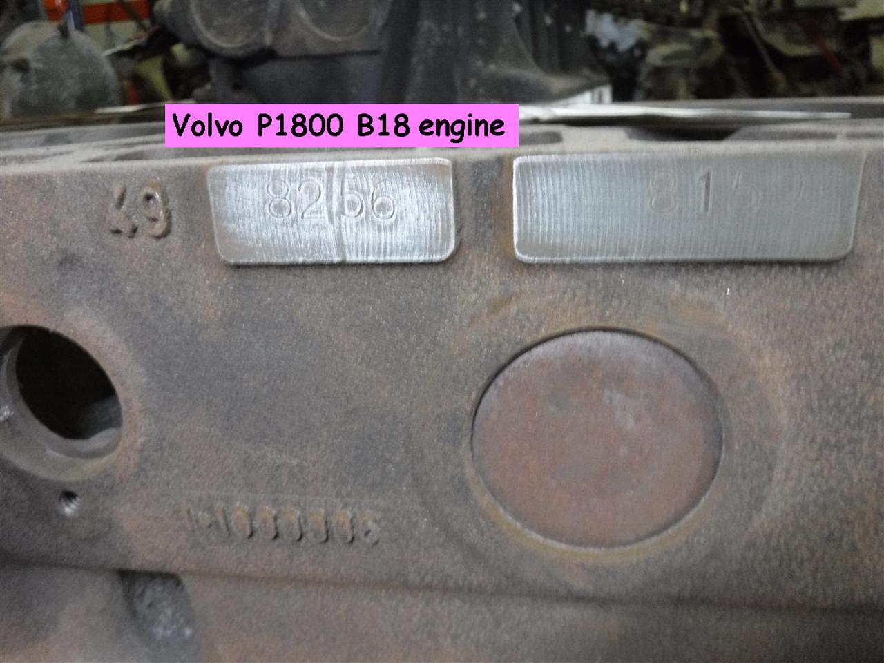 1900 Volvo parts B18 engine