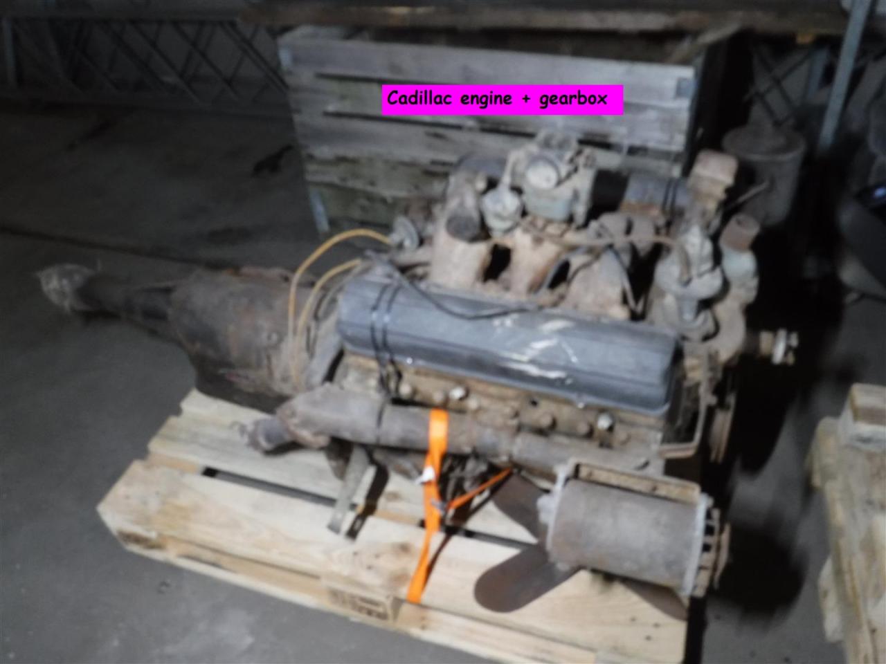 1900 Cadillac engine plus gearbox