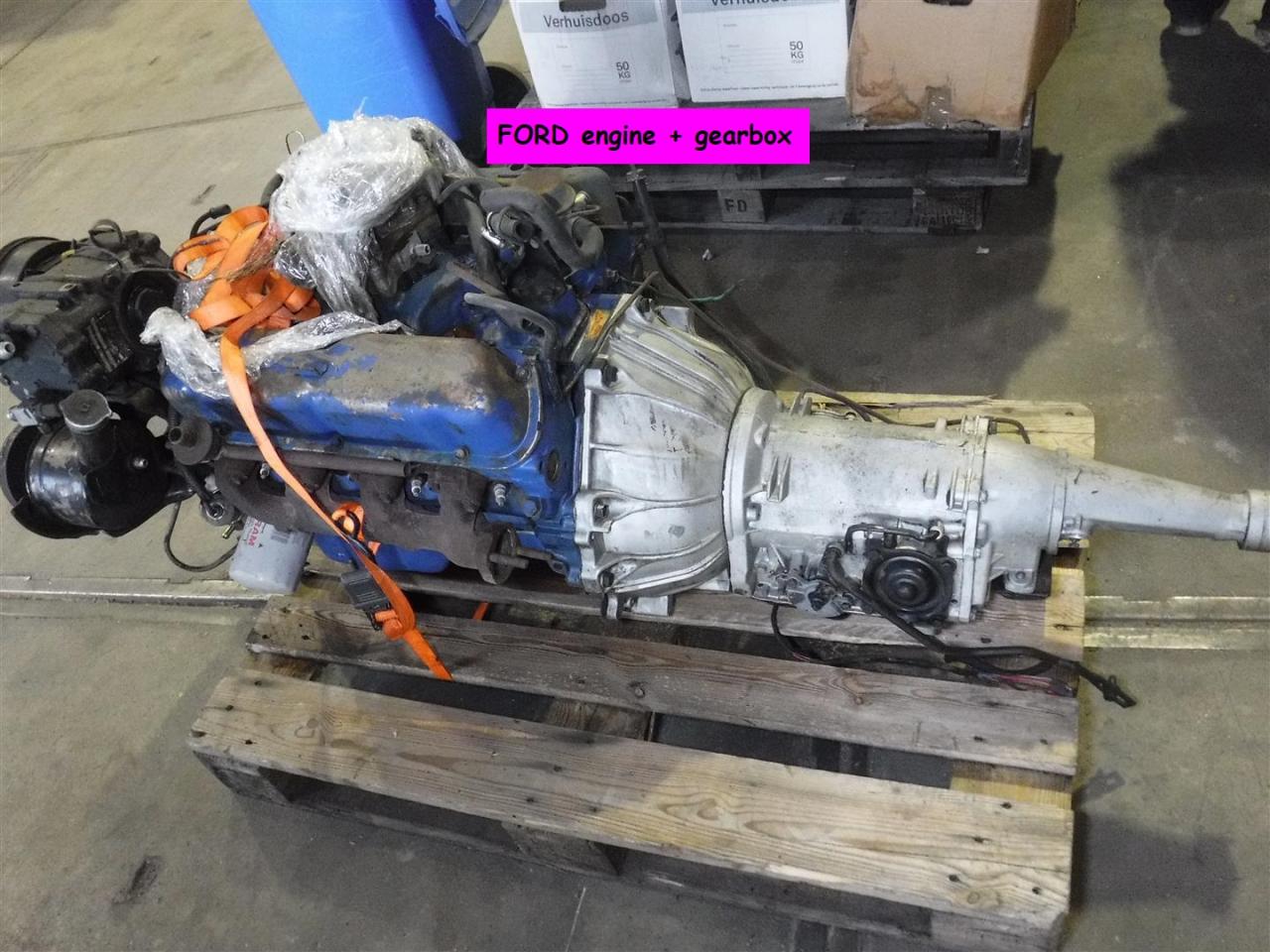 1900 Ford engines / parts engine plus gearbox