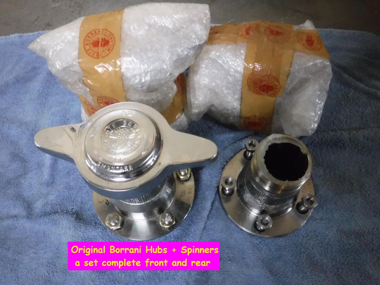 1950 Borrani Spinners / hubs