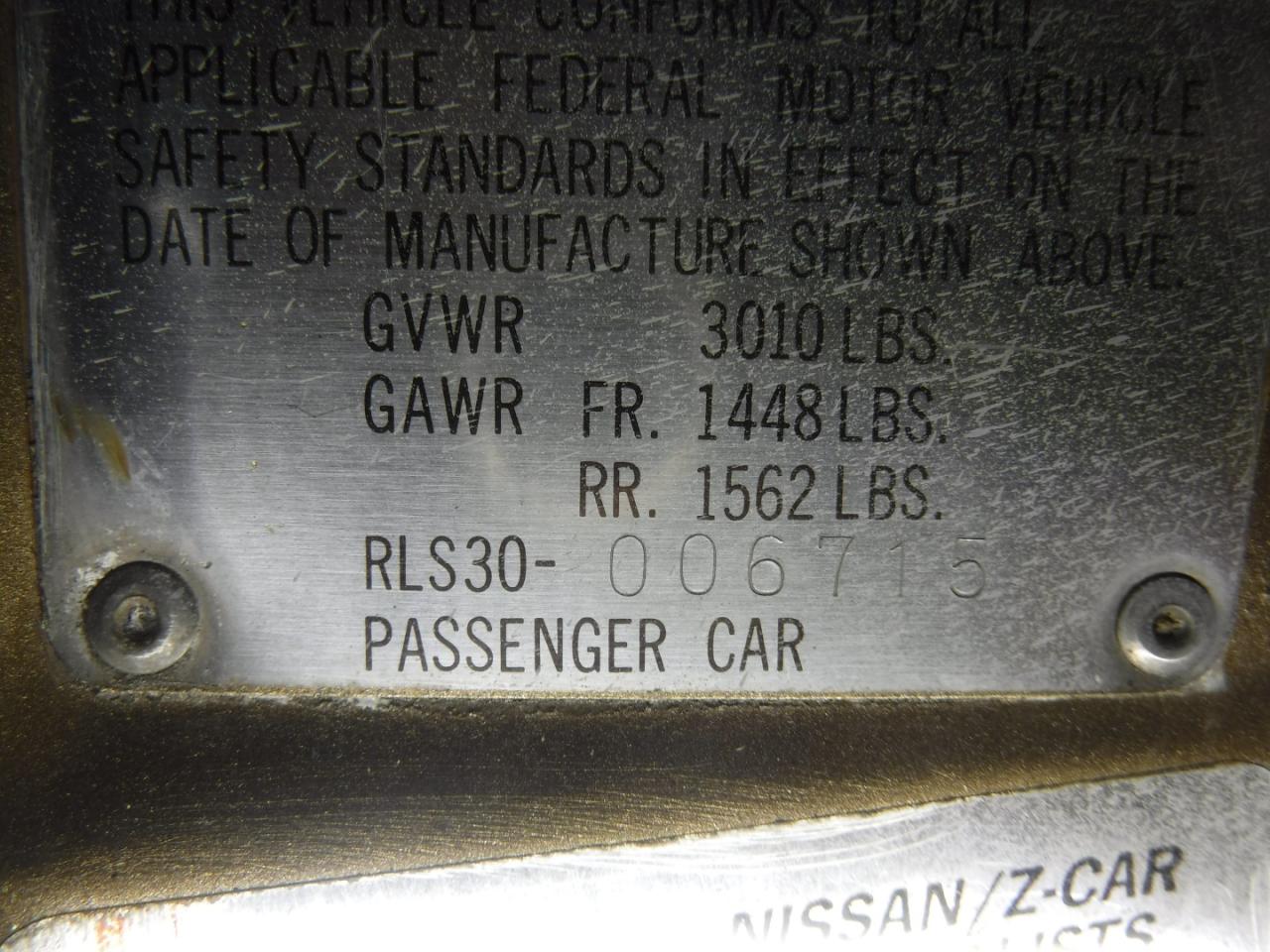 1974 Datsun 260Z gold
