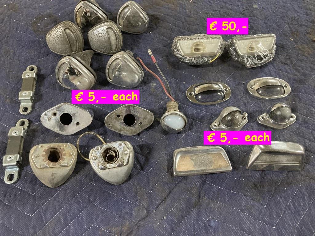 1900 several parts lamps-lights - foglights