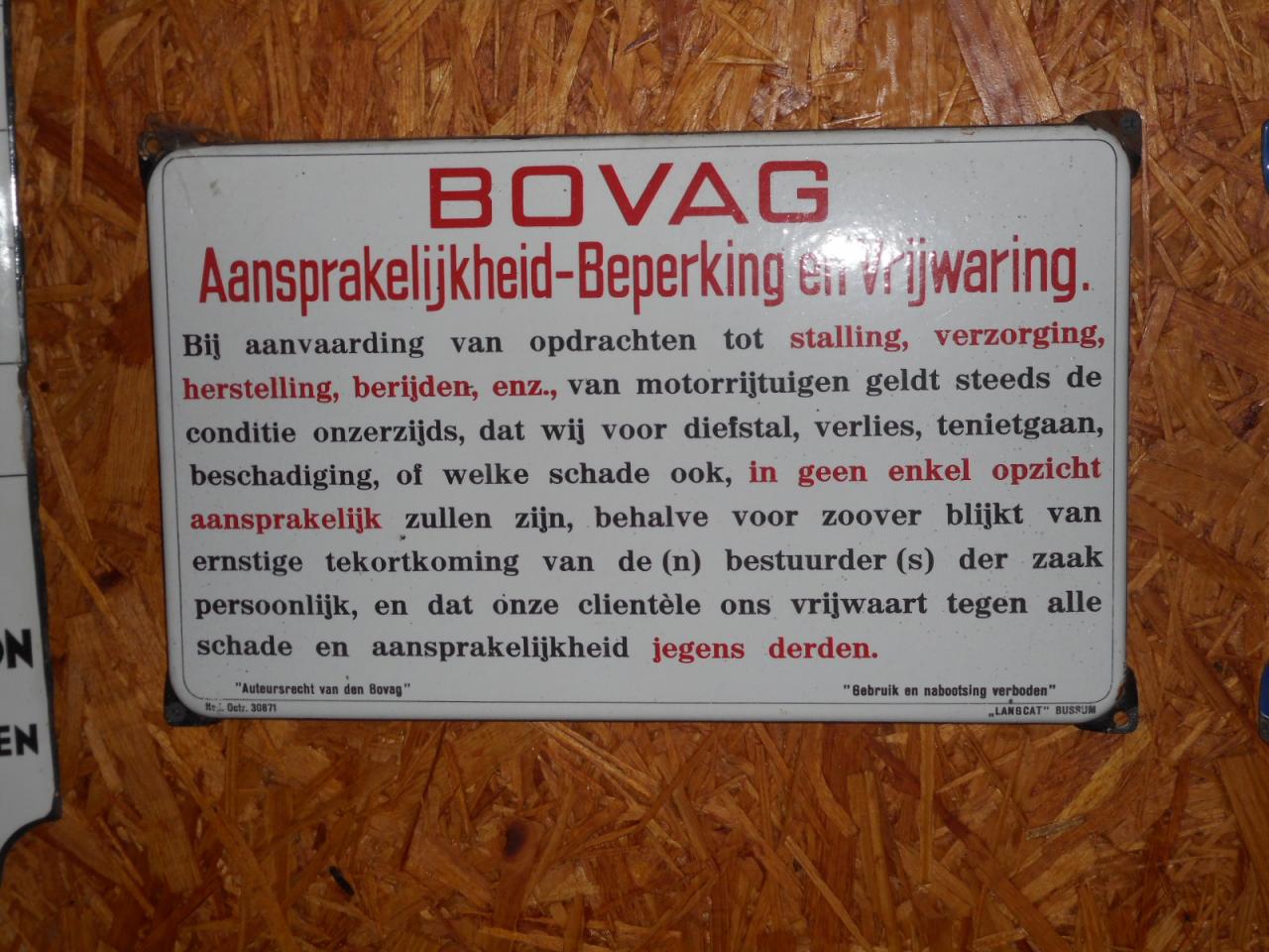 1930 Emaille signs old Emaille signs