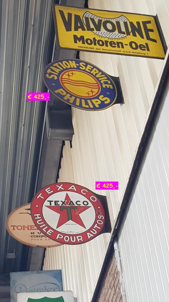 1930 Emaille signs old Emaille signs