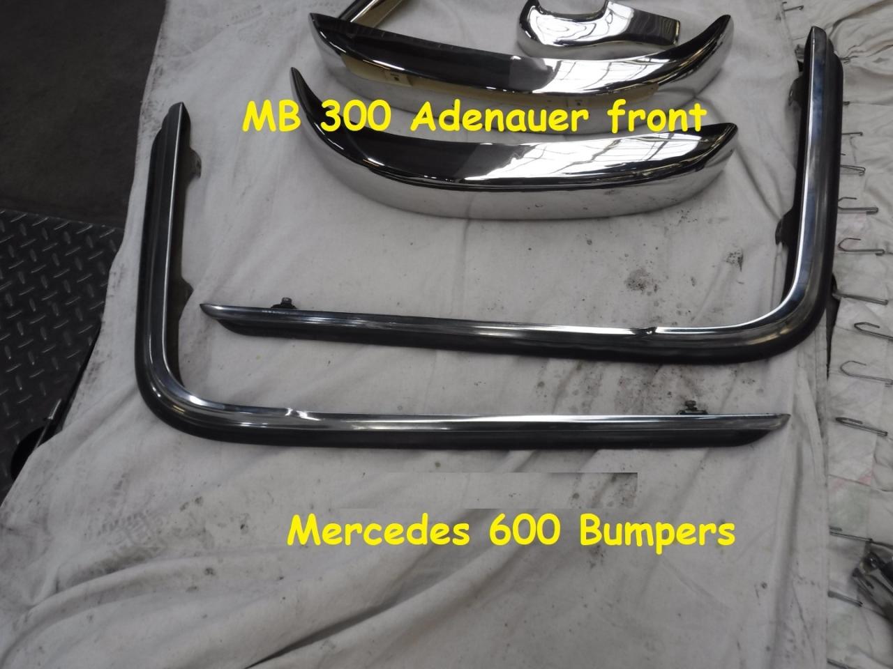 1990 Mercedes parts Bumpers