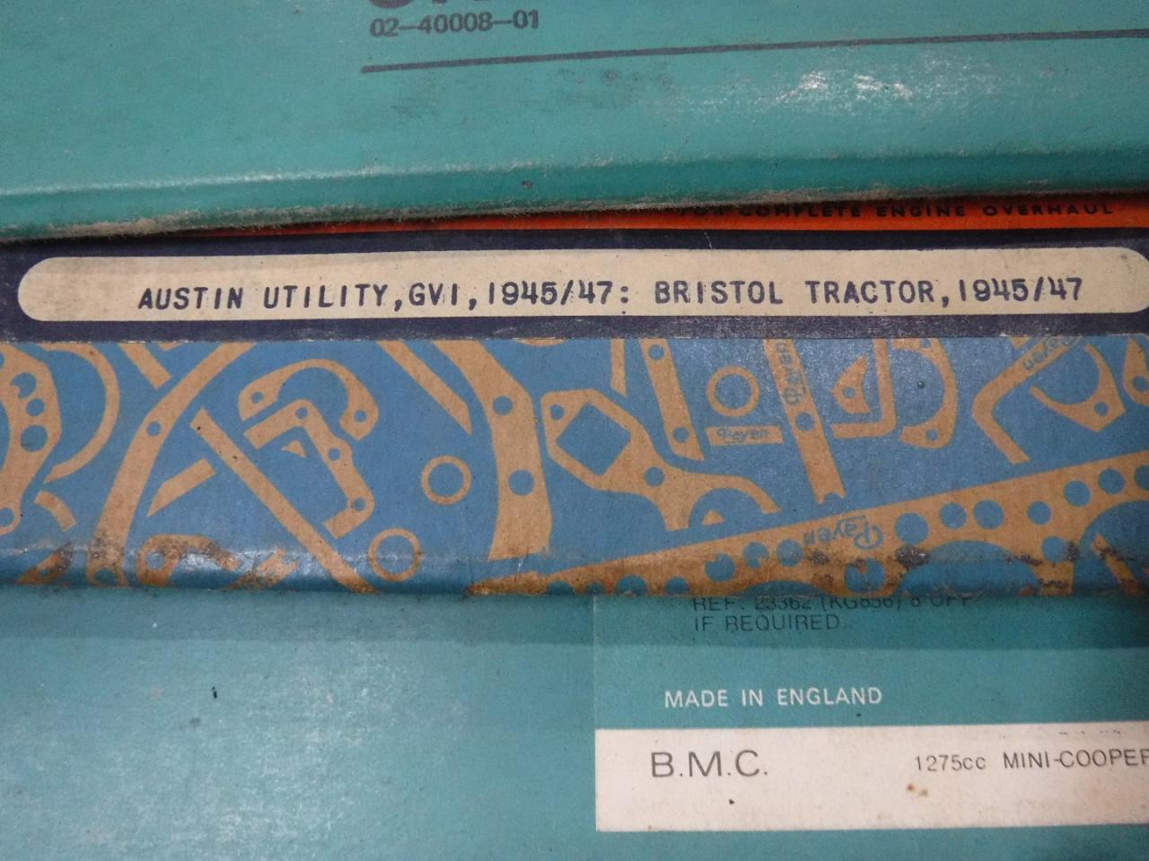 1900 Gasketsets-Pakkingsets several car engine gaskets