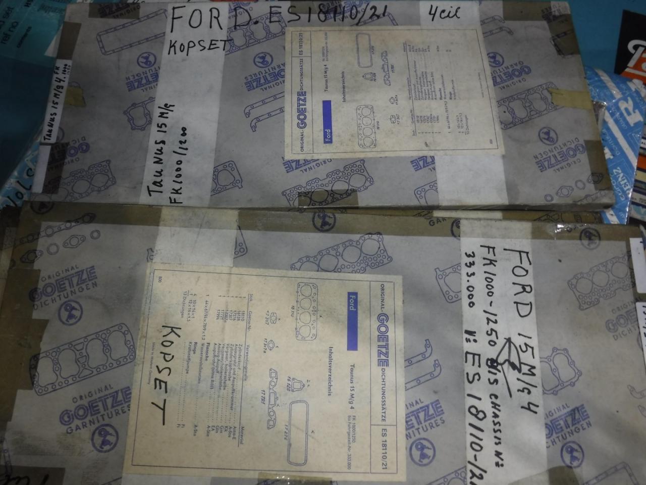 1900 Gasketsets-Pakkingsets several car engine gaskets