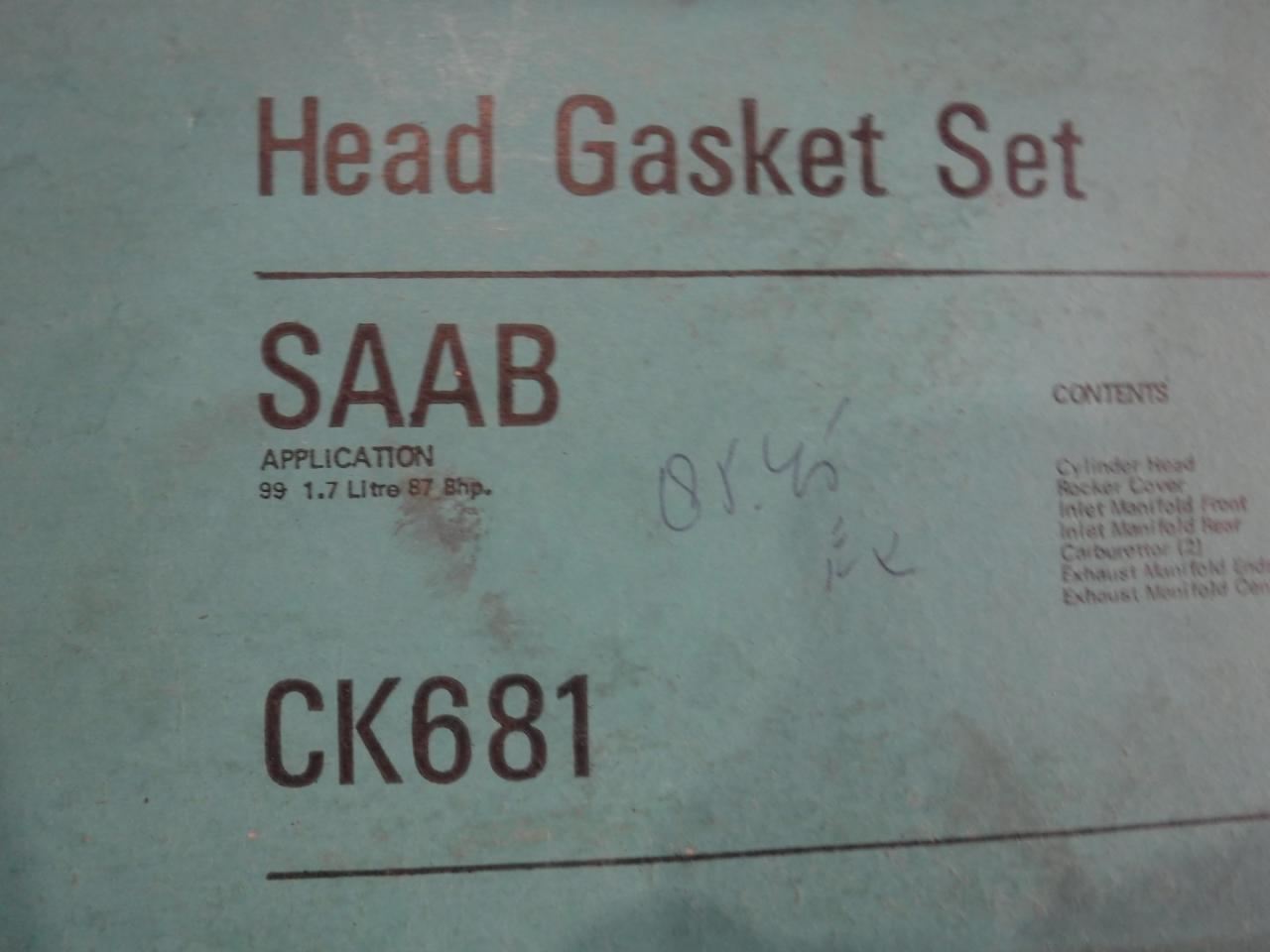 1900 Gasketsets-Pakkingsets several car engine gaskets