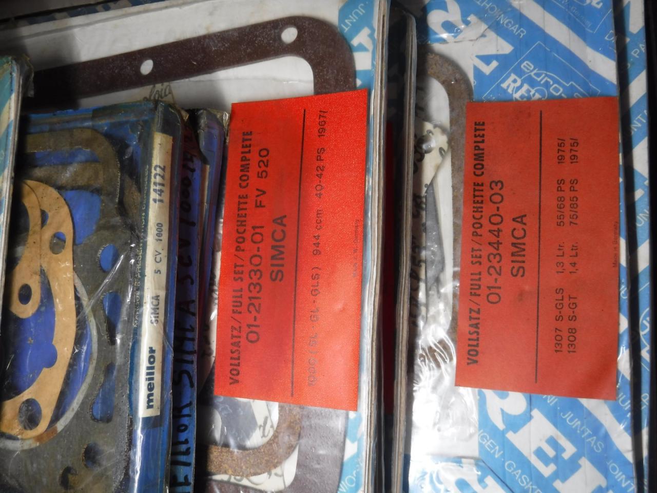 1900 Gasketsets-Pakkingsets several car engine gaskets