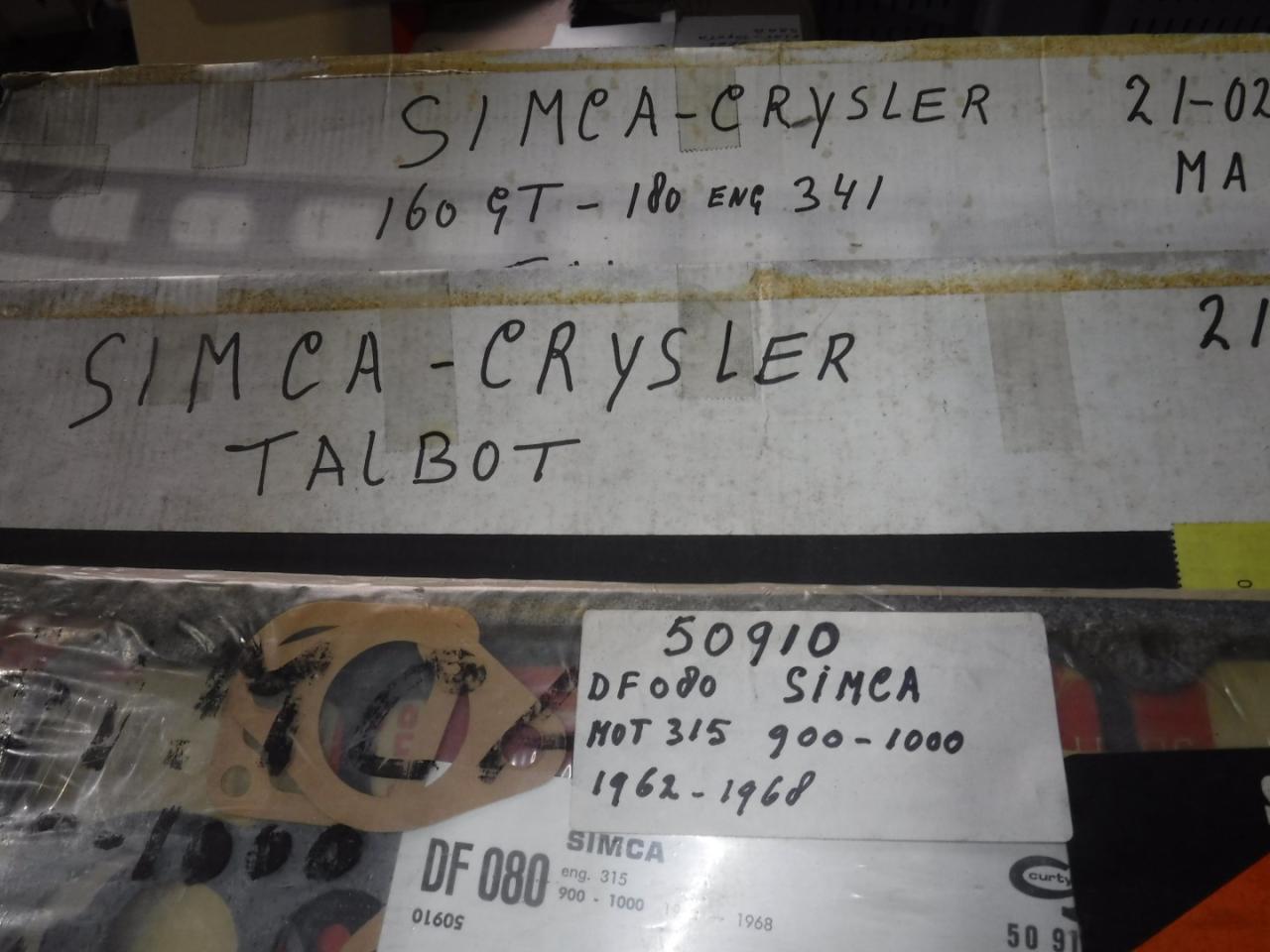 1900 Gasketsets-Pakkingsets several car engine gaskets