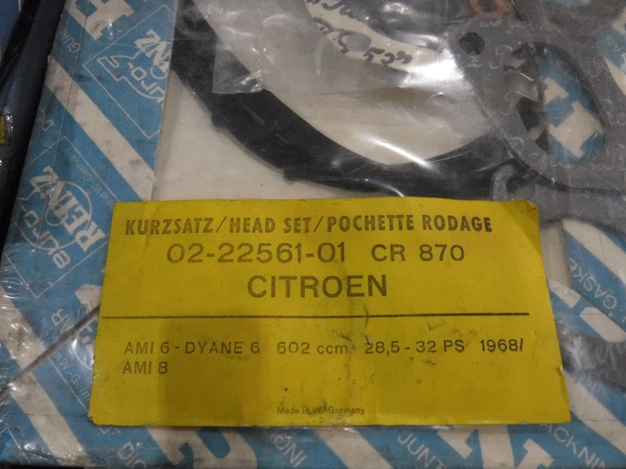1900 Gasketsets-Pakkingsets several car engine gaskets