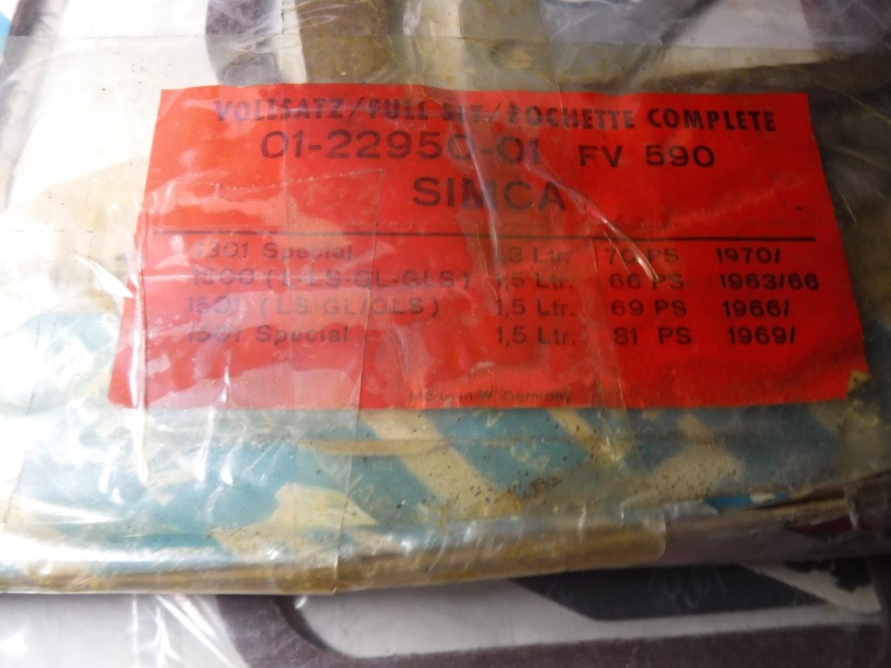 1900 Gasketsets-Pakkingsets several car engine gaskets