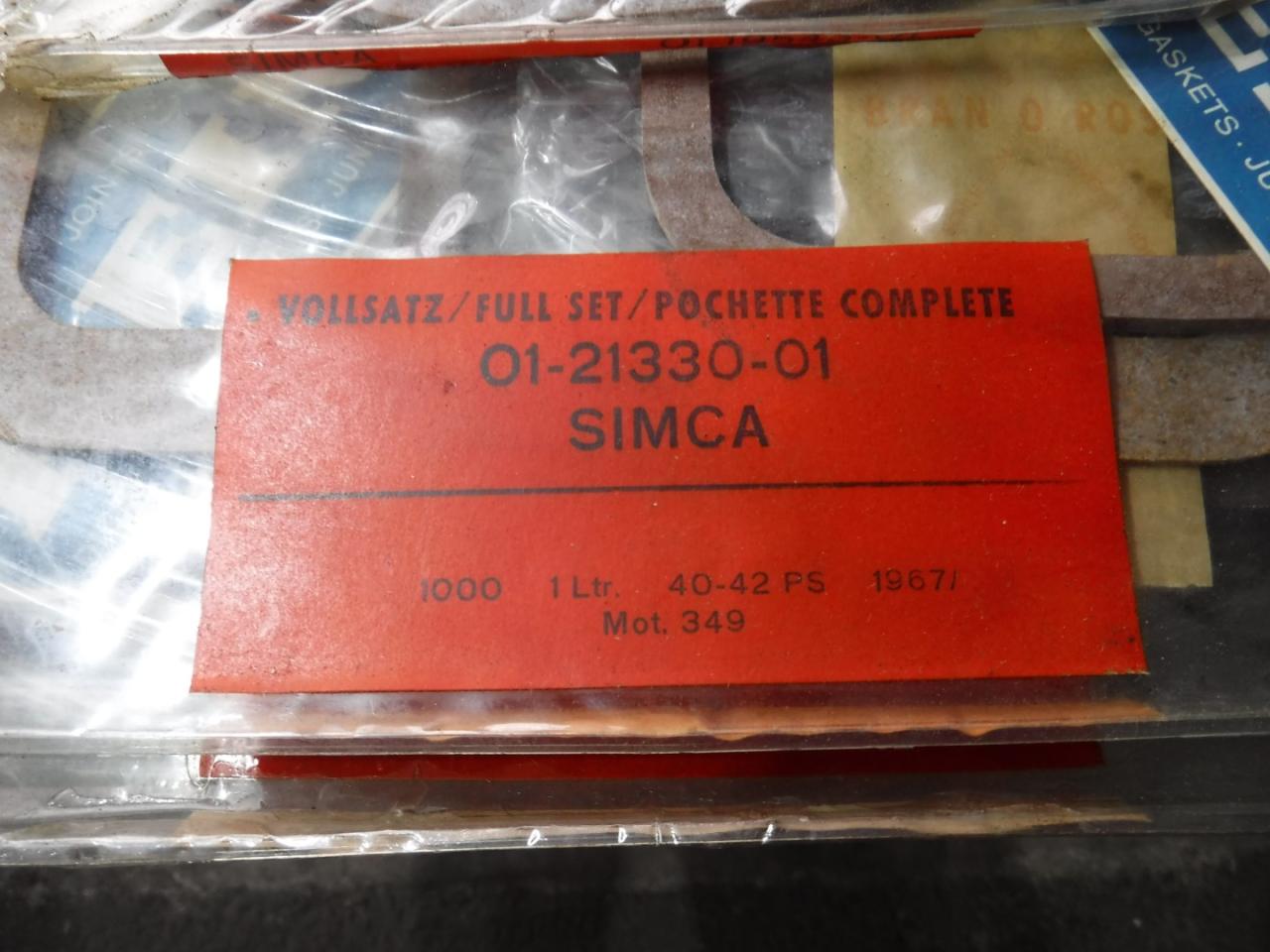1900 Gasketsets-Pakkingsets several car engine gaskets
