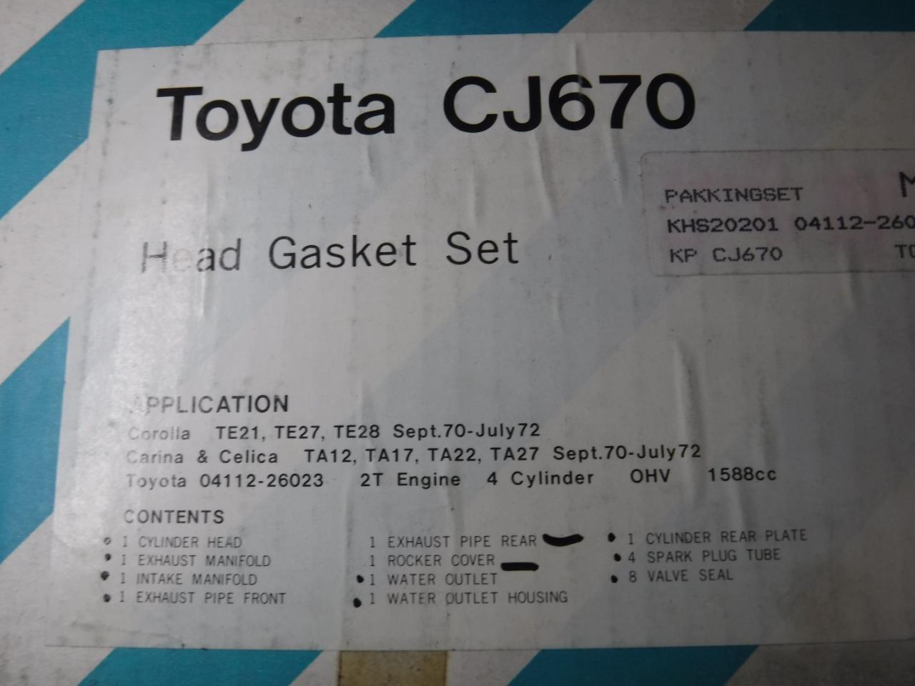 1900 Gasketsets-Pakkingsets several car engine gaskets