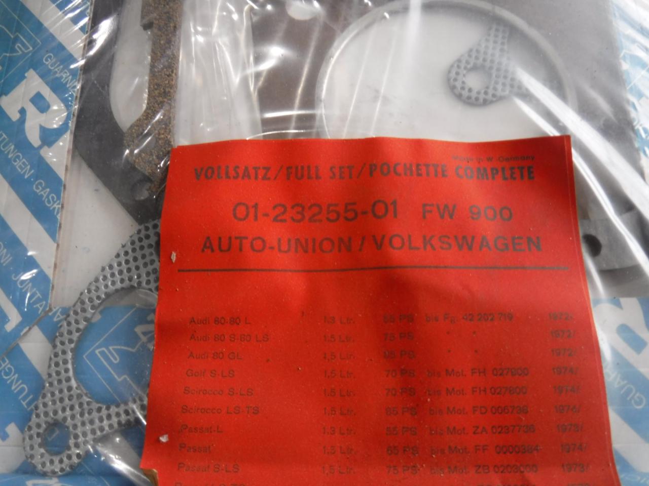 1900 Gasketsets-Pakkingsets several car engine gaskets
