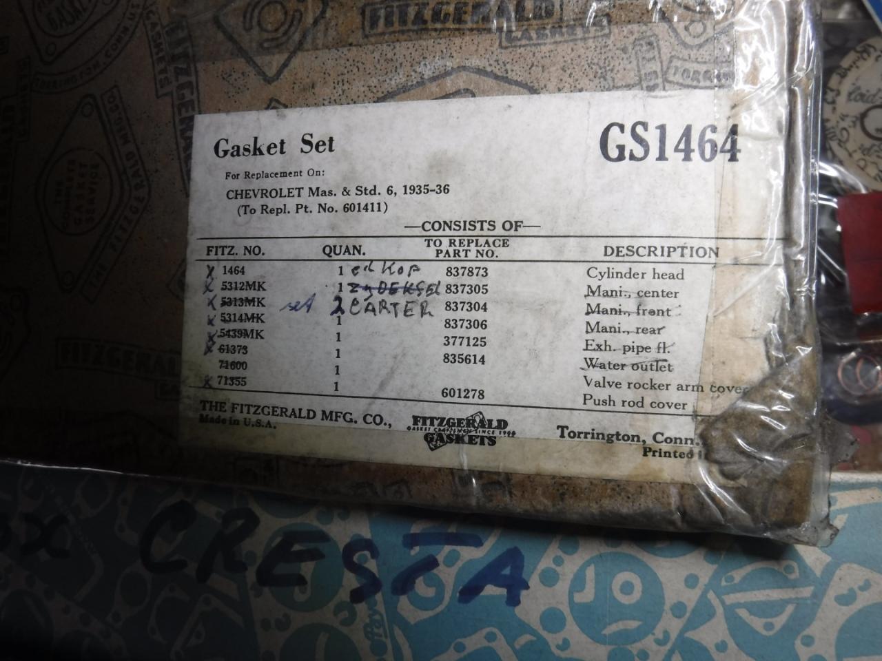 1900 Gasketsets-Pakkingsets several car engine gaskets