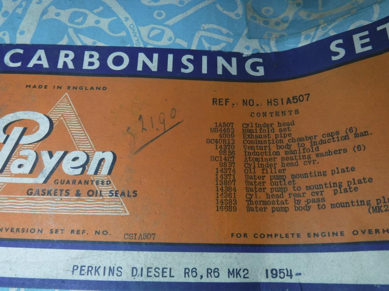 1900 Gasketsets-Pakkingsets several car engine gaskets