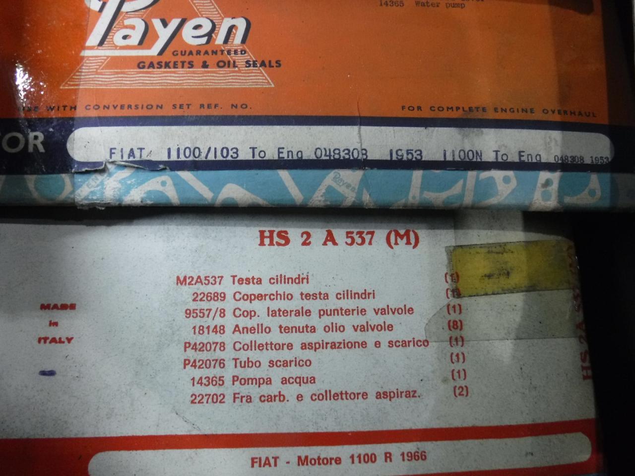 1900 Gasketsets-Pakkingsets several car engine gaskets