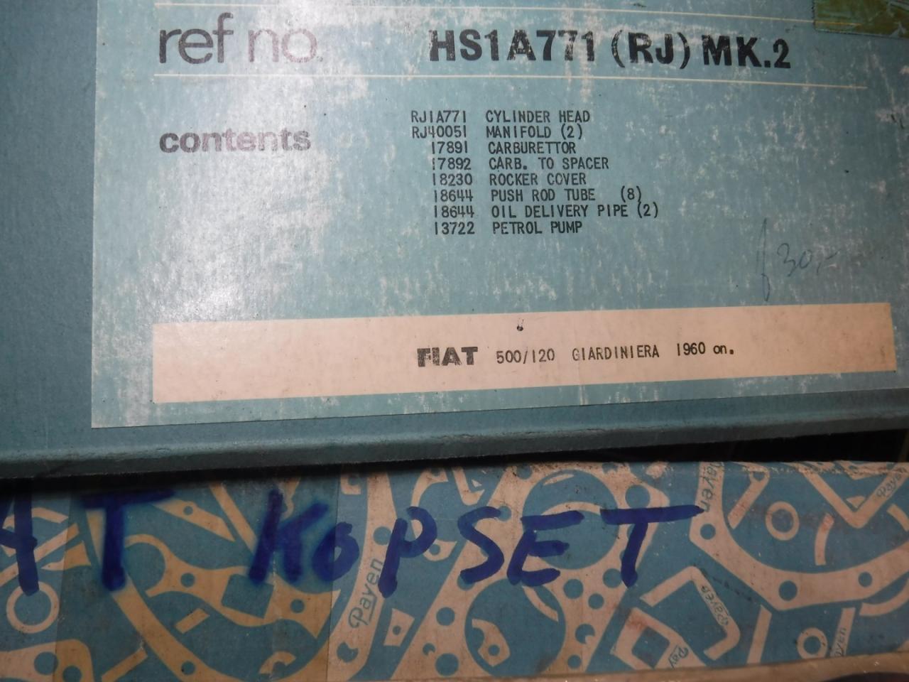 1900 Gasketsets-Pakkingsets several car engine gaskets