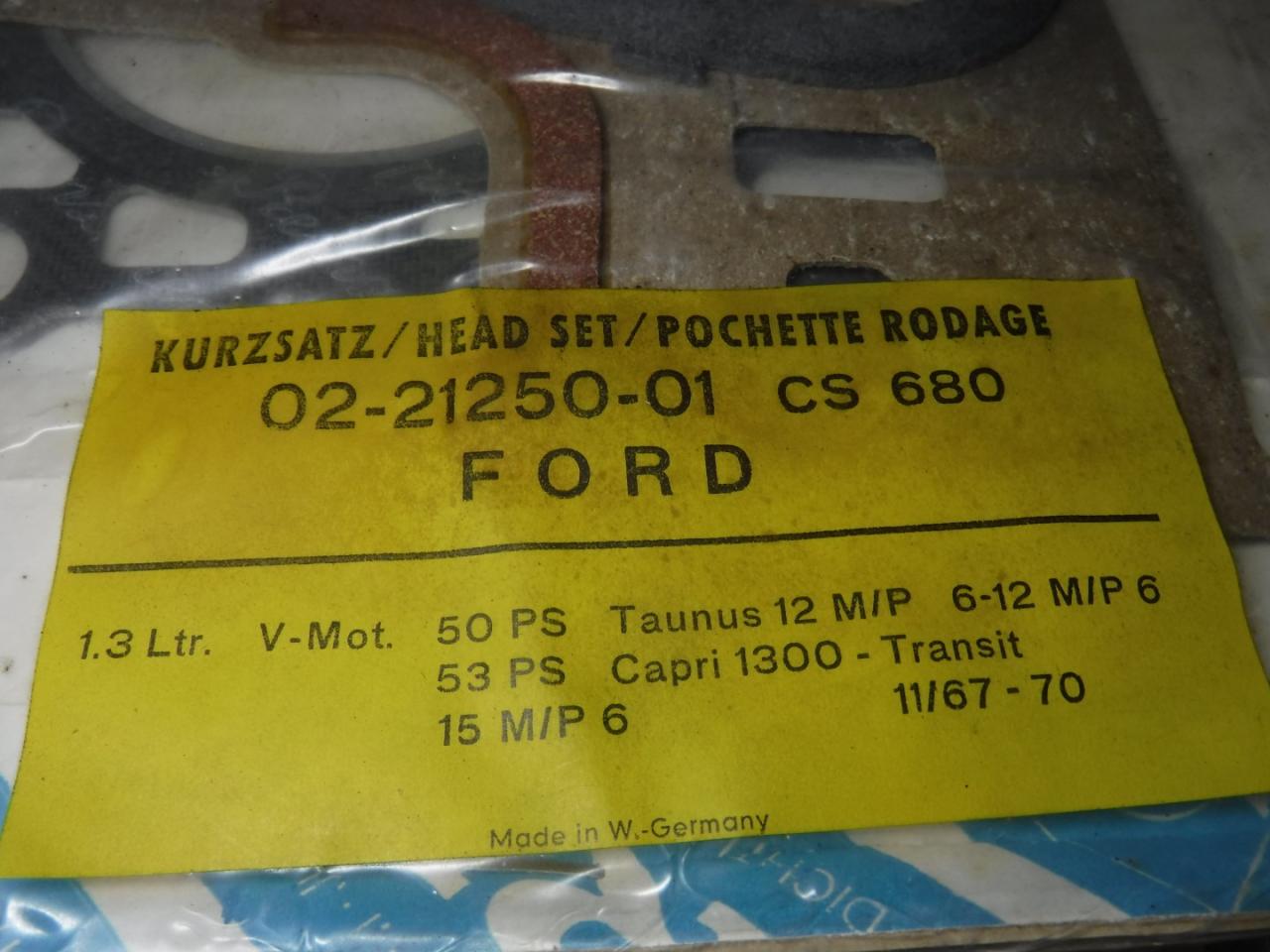 1900 Gasketsets-Pakkingsets several car engine gaskets