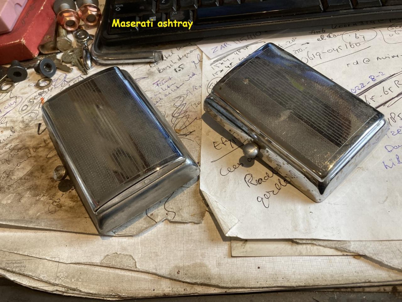 1900 Ashtrays several