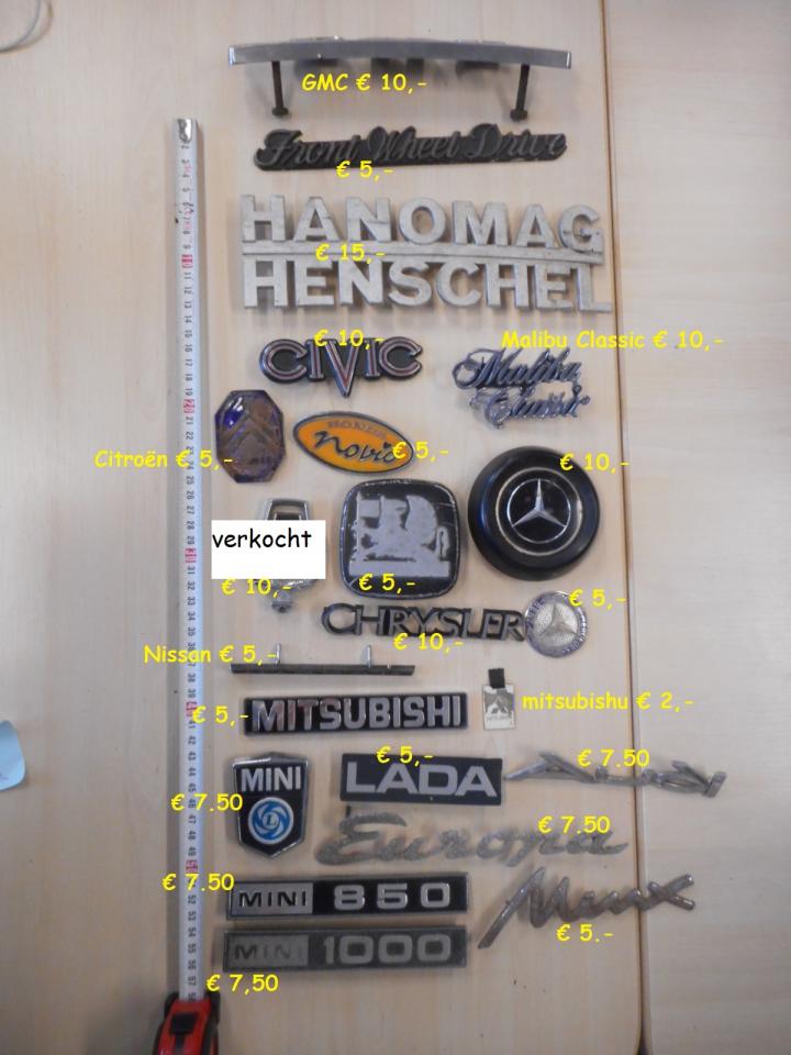 1950 Emblems several emblems