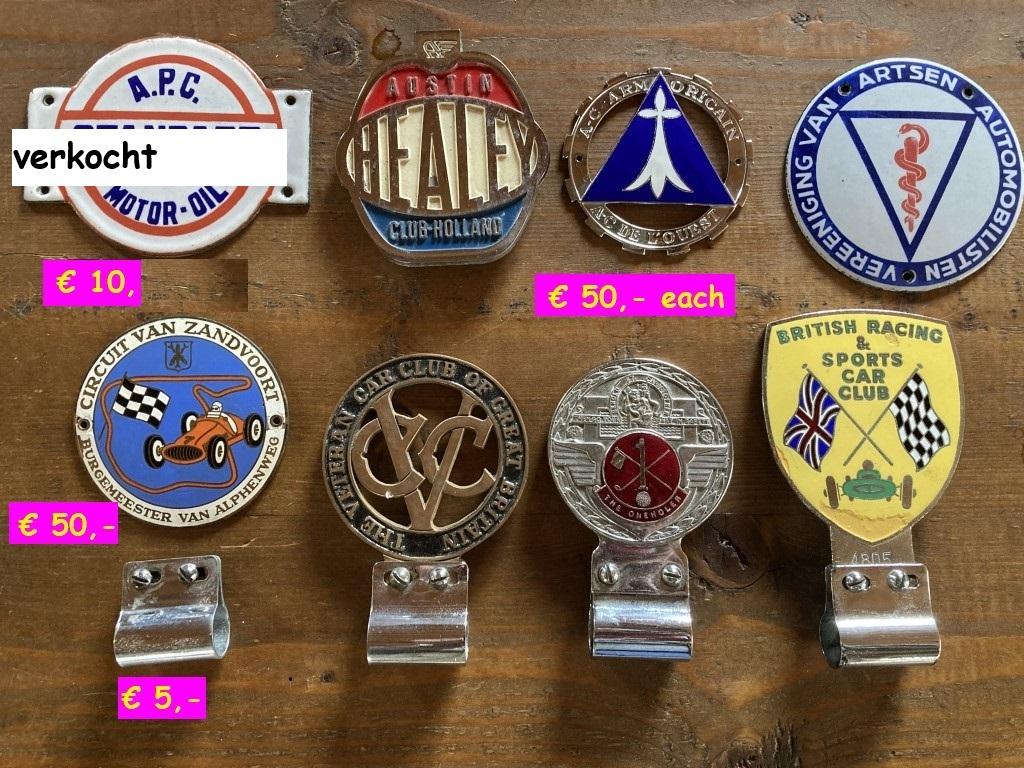 1950 Emblems several emblems