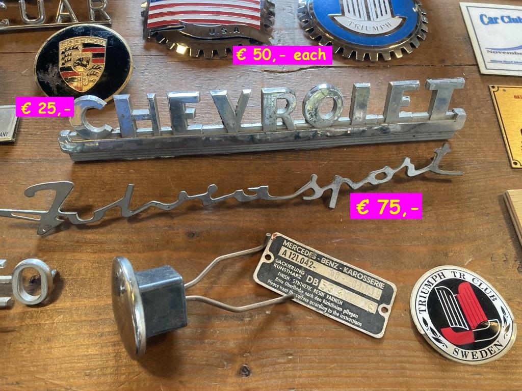 1950 Emblems several emblems