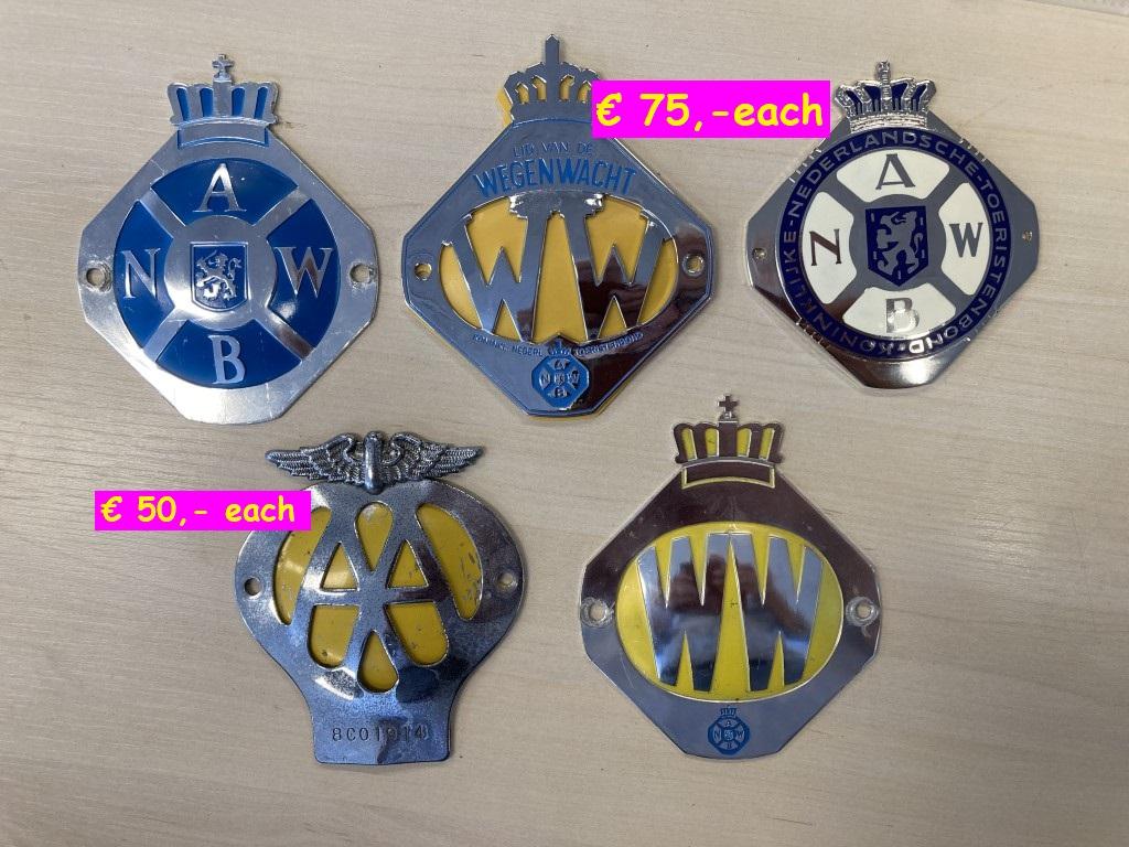 1950 Emblems several emblems