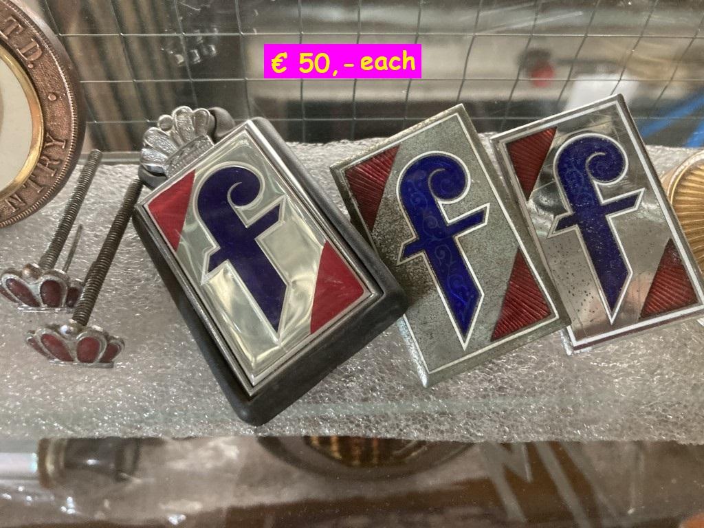 1950 Emblems several emblems