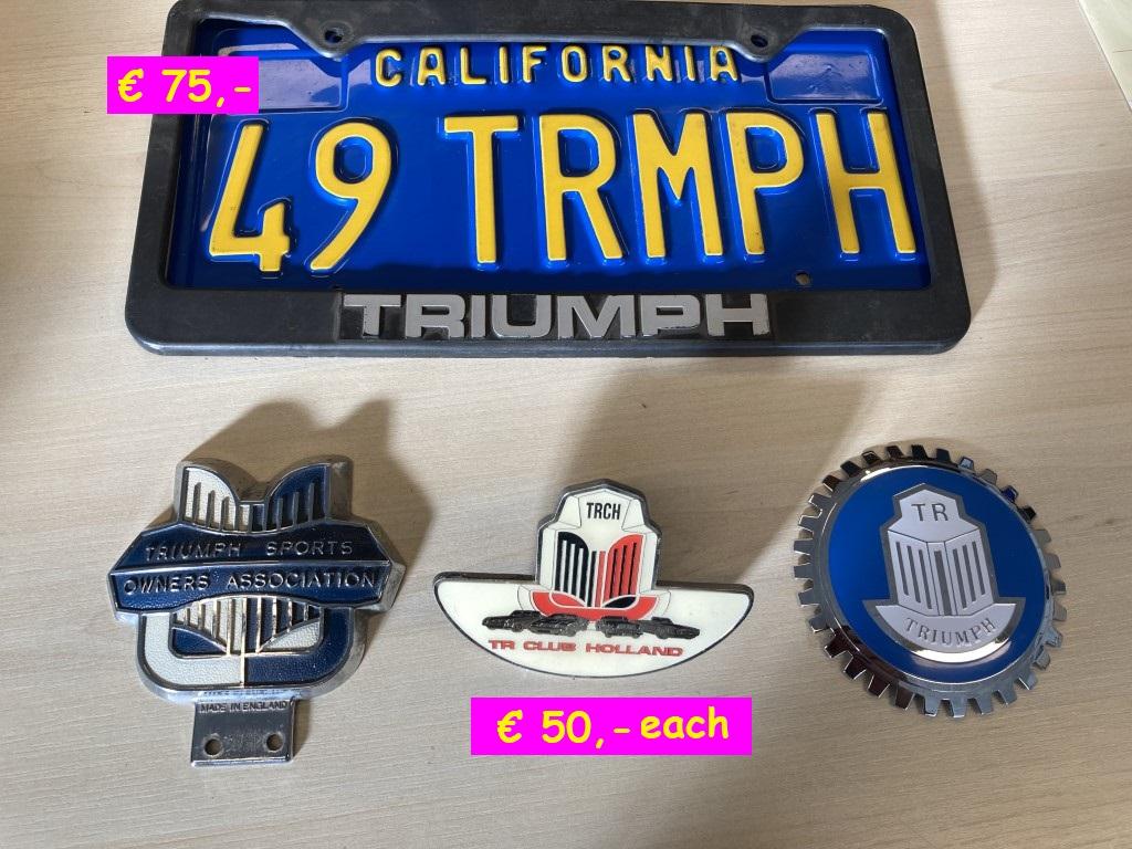 1950 Emblems several emblems