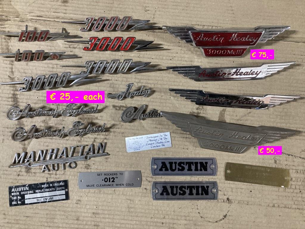 1950 Emblems several emblems