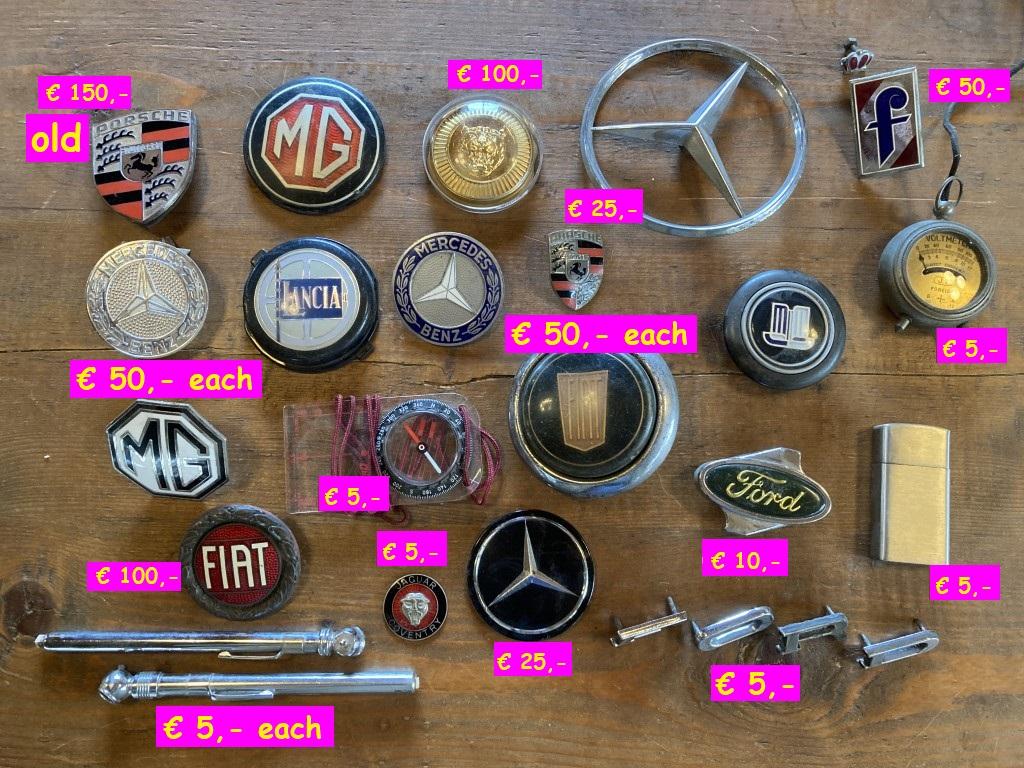 1950 Emblems several emblems