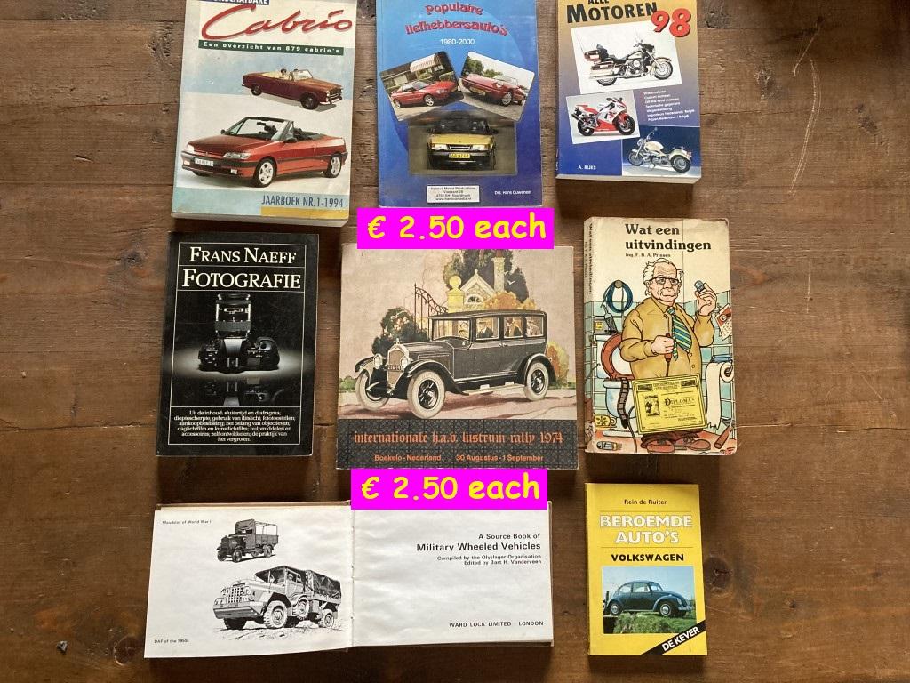 1900 Car Books Classic Cars