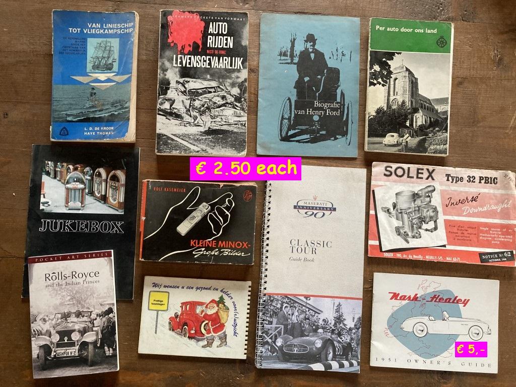 1900 Car Books Classic Cars