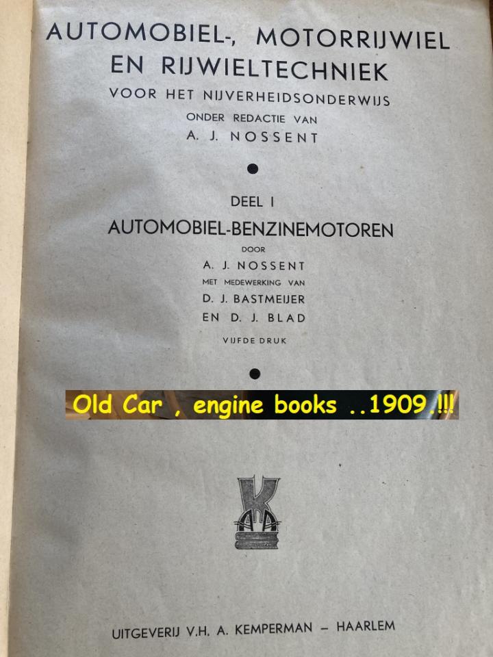 1900 Car Books Classic Cars