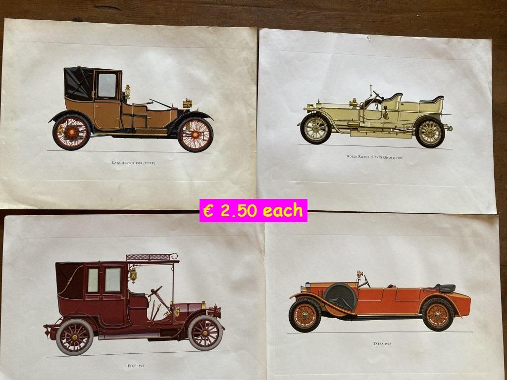 1900 Car Brochures Brochures / Folders / Photos / Drawings