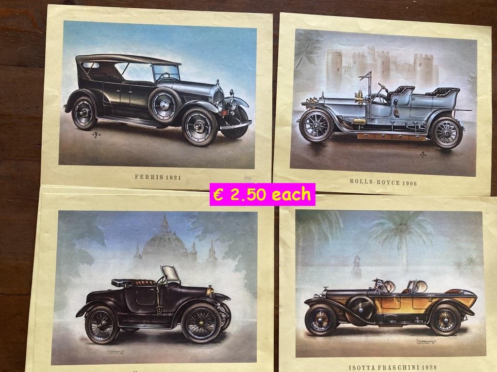1900 Car Brochures Brochures / Folders / Photos / Drawings