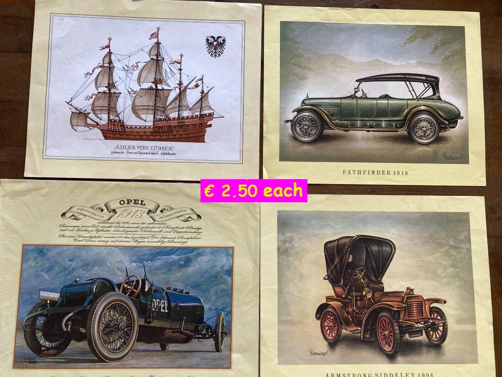 1900 Car Brochures Brochures / Folders / Photos / Drawings