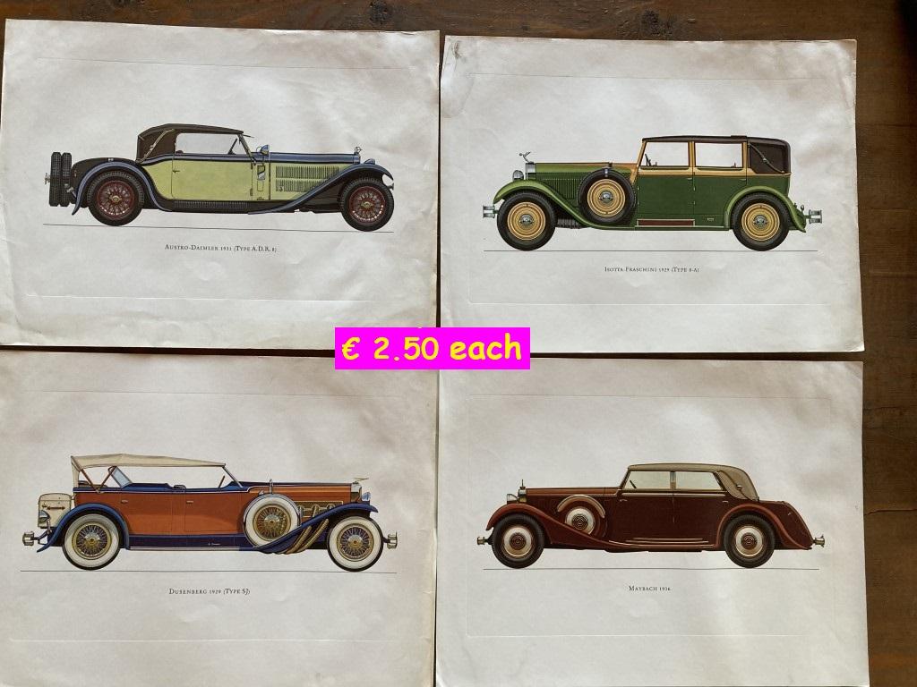 1900 Car Brochures Brochures / Folders / Photos / Drawings