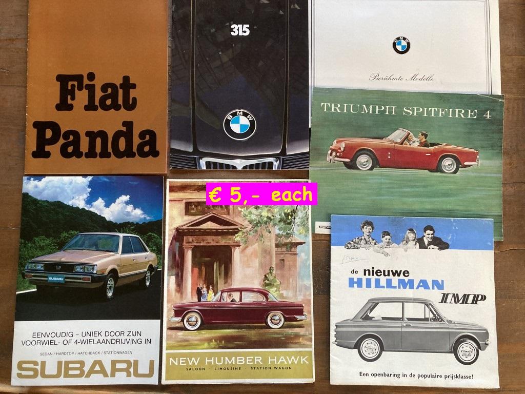 1900 Car Brochures Brochures / Folders / Photos / Drawings